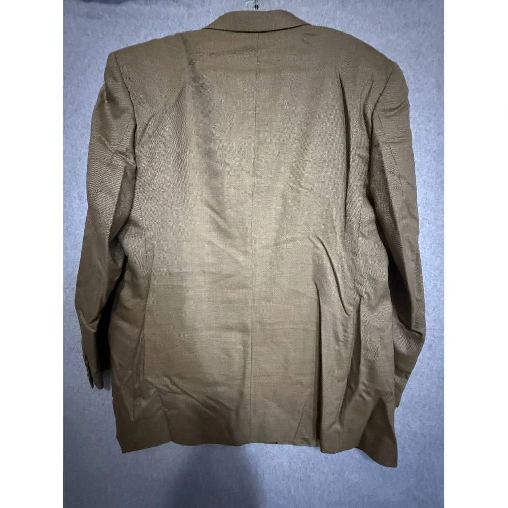 Ferretti Uomo Suit Men's 46 R Jacket 43L Pants Italian Gold Merino Wool NWT $199